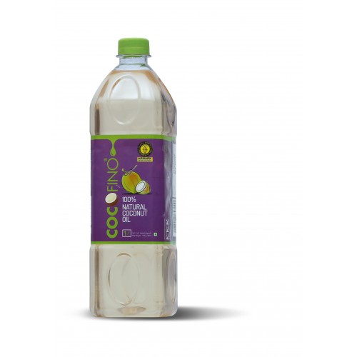 100% Pure Coconut Oil - Cocofino 1 litre Bottle (EXPORT QUALITY)