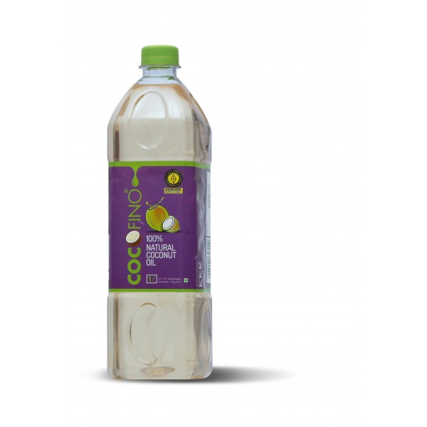 100% Pure Coconut Oil - Cocofino 1 litre Bottle (EXPORT QUALITY)