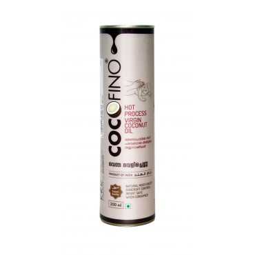 Virgin Coconut Oil (Hot Process) - Cocofino 200 ml canister (EXPORT QUALITY)