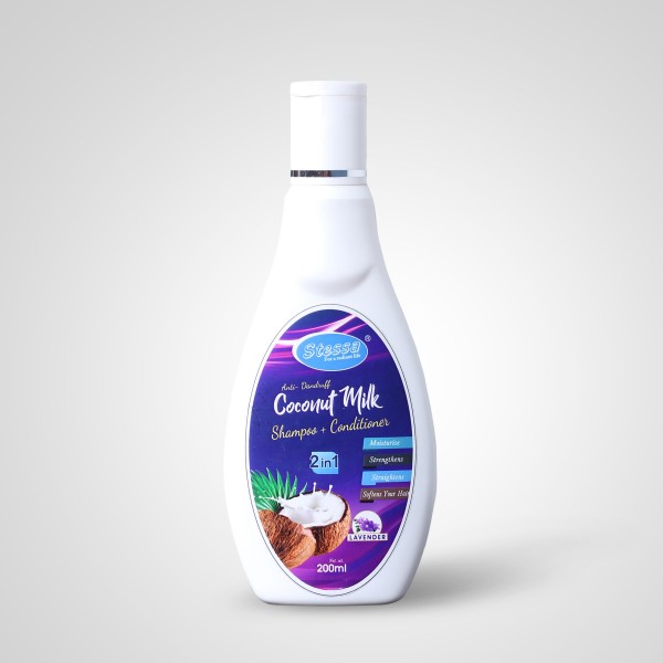 Coconut Milk Shampoo + Conditioner - Stessa brand, 200 ml